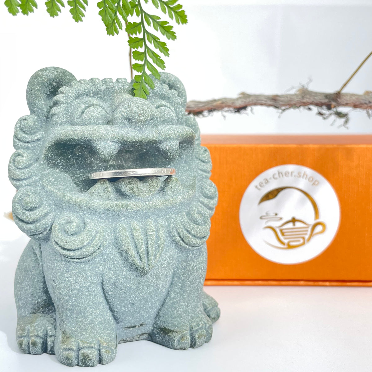 Money Stone Guardian Lion Tea Pet