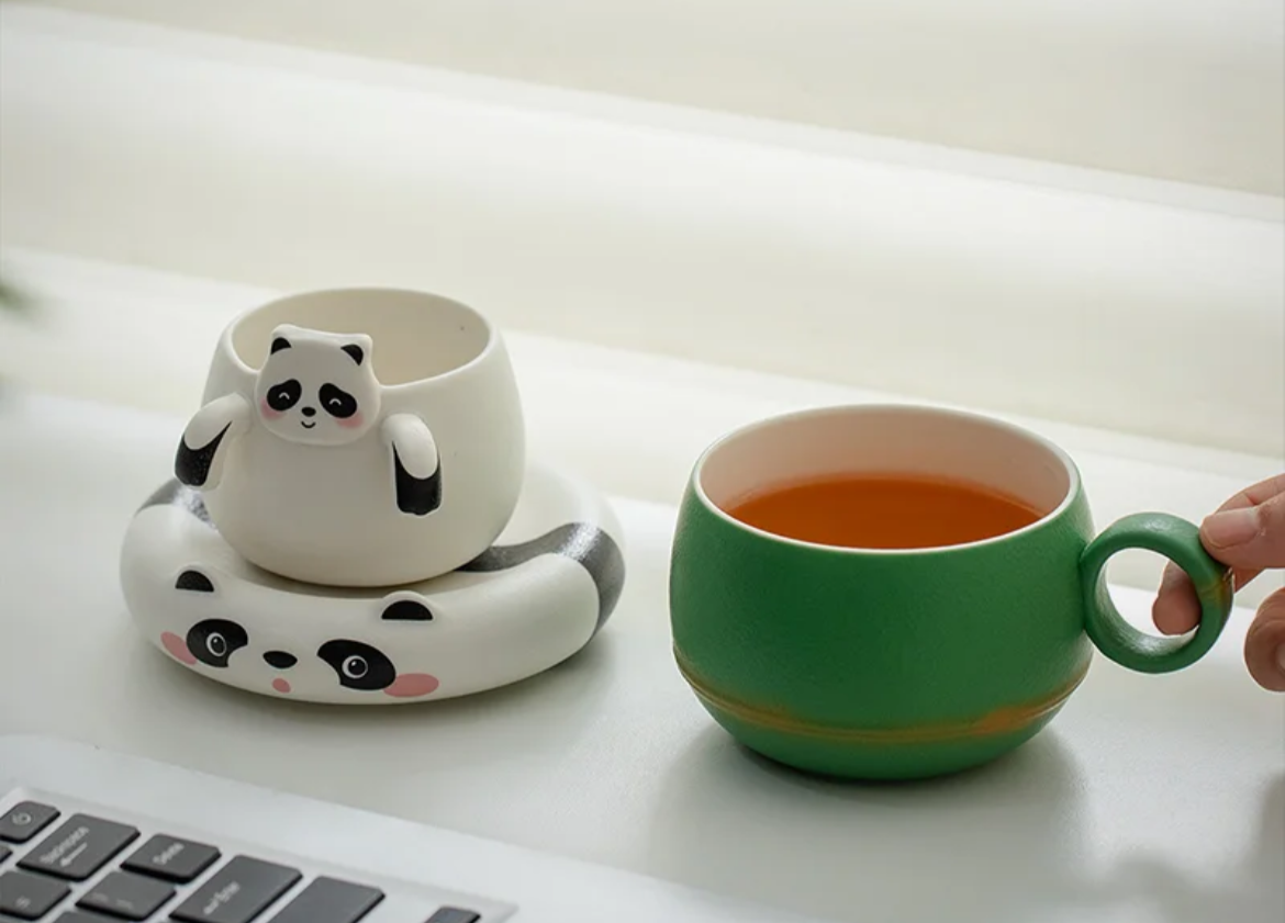 Panda tea mug