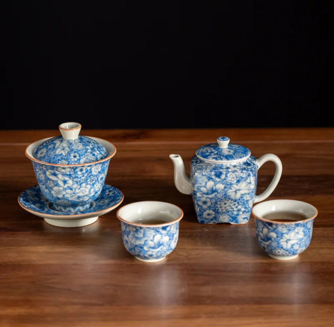 青花瓷Blue and white porcelain Tea set